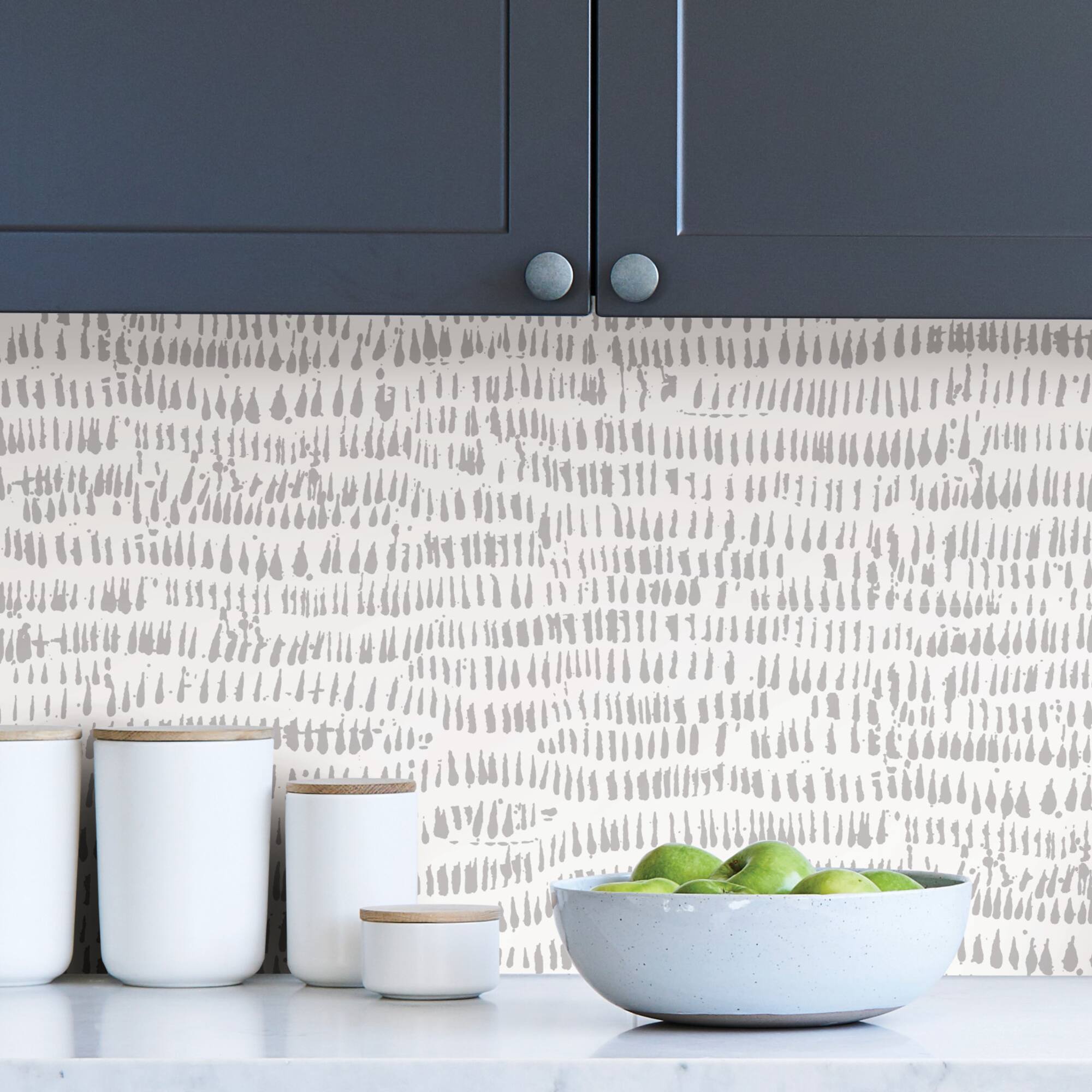 NuWallpaper Kylver Gray Peel & Stick Wallpaper
